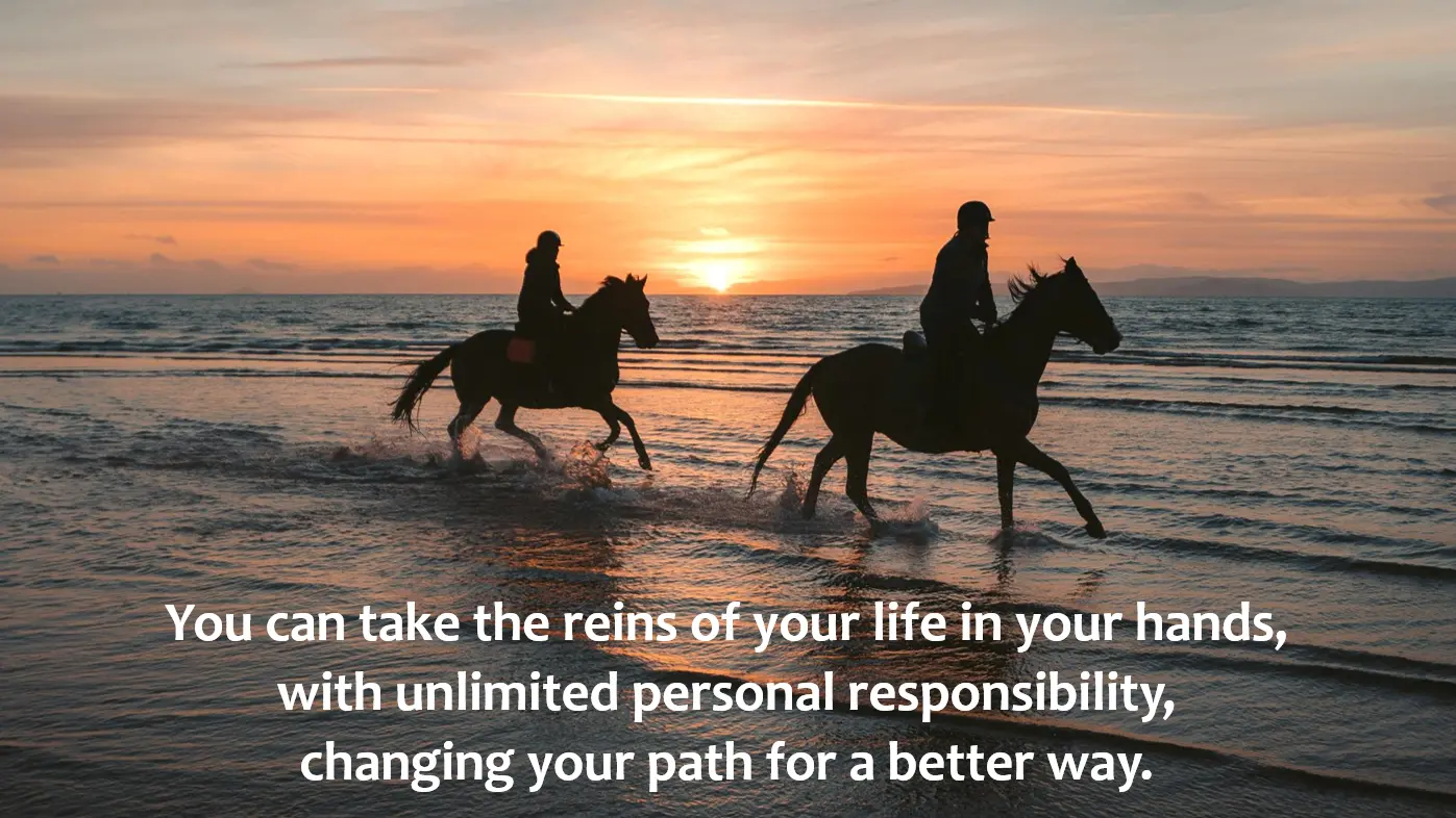 horses on the beach